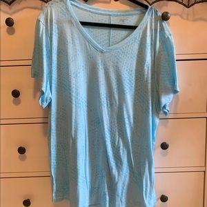 Tek Gear Blue Plus Size Workout T-shirt